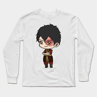 Avatar the Last Airbender Chibi Zuko Sticker Long Sleeve T-Shirt